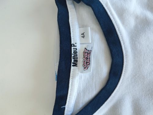 Customer photo review of Ruban d'impression 1M pour vêtements noirs🔖