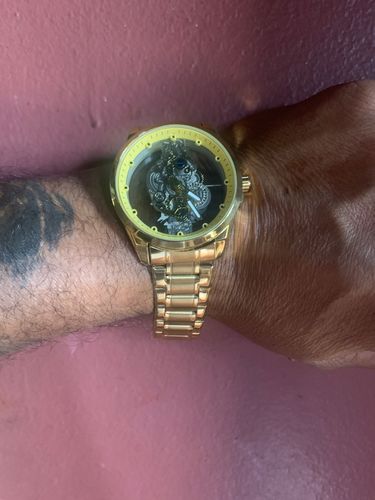 Customer photo review of Skeleton Automatic Quartz Watch