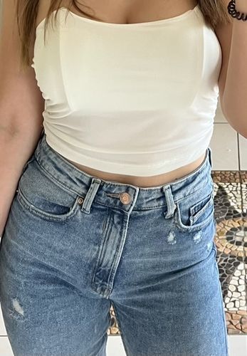 Customer photo review of Polly Tube Top - Weiß