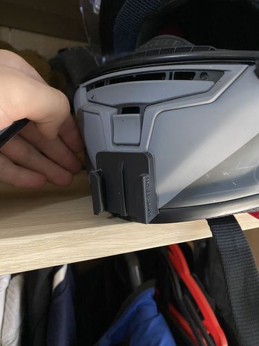 Customer photo review of Shoei X-14/X-Spirit III Camera Mount