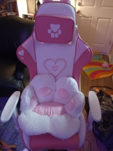 Customer photo review of Cat Girl Chair | Crank Series