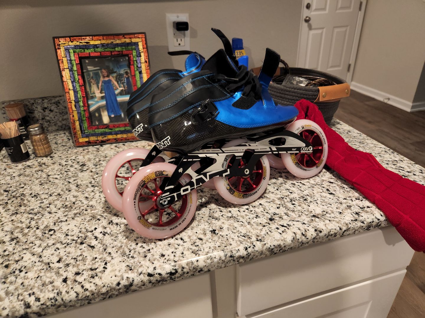 Customer photo review of Luna Inline Speed Skates