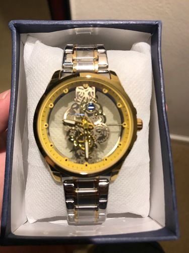 Customer photo review of Skeleton Automatic Quartz Watch