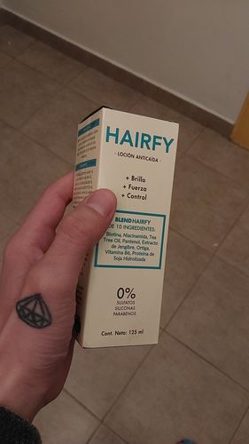 Customer photo review of Loción Anticaída
