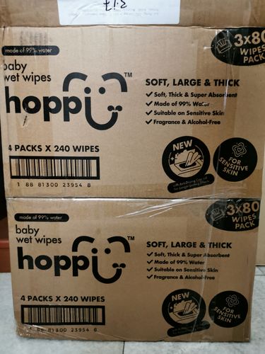 Customer photo review of [Bulk] Baby Wet Wipes (80 Wipes) - Super Saver Carton