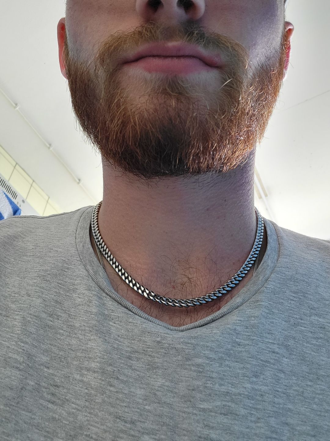 Customer photo review of CLEAN CUBANA. - 6MM WHITE GOLD