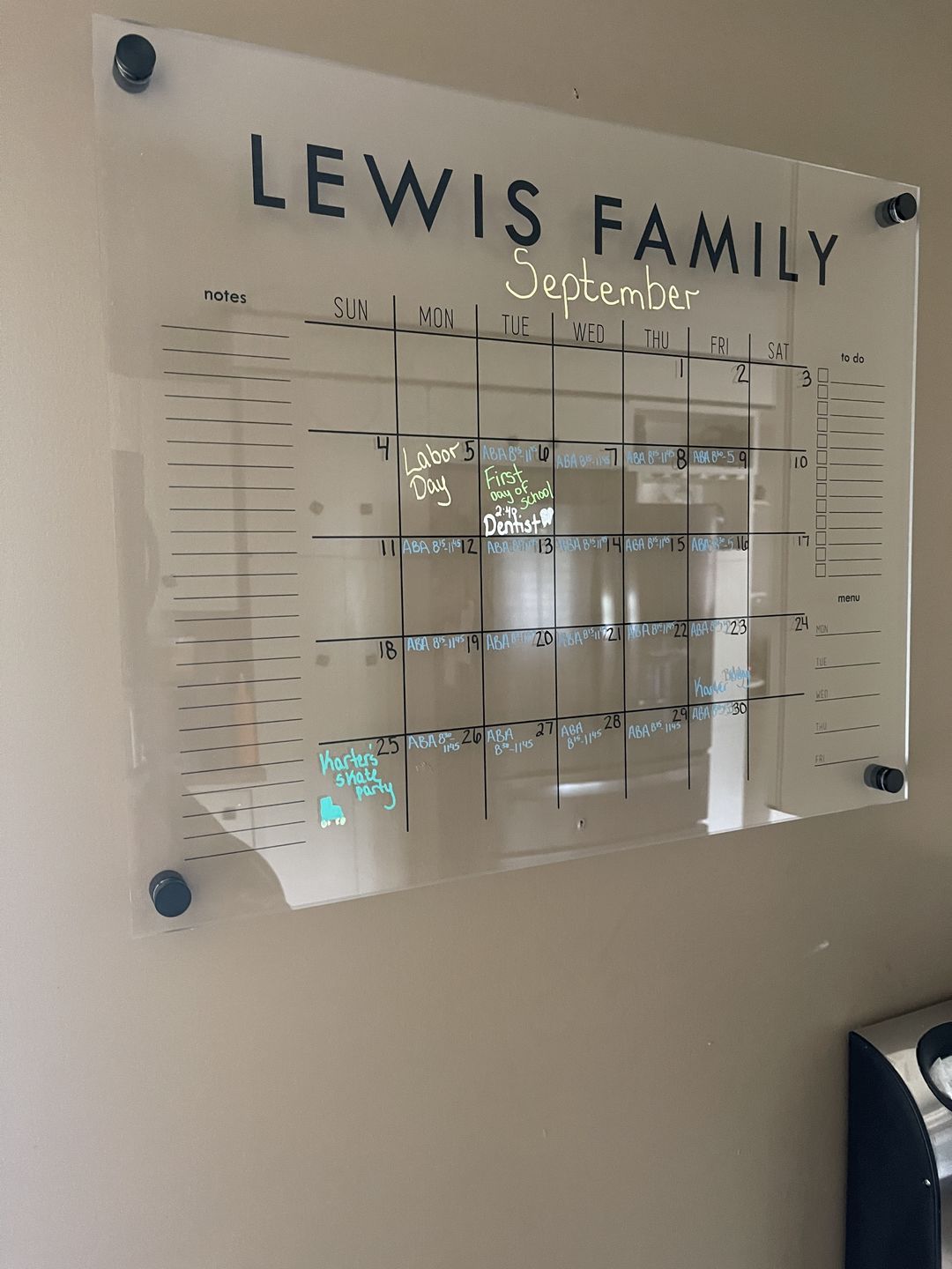 Customer photo review of Monthly Horizontal + 3 custom sections | Madi Style