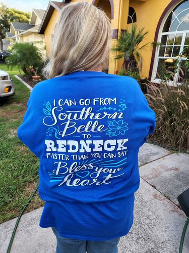Customer photo review of Redneck - Royal Blue