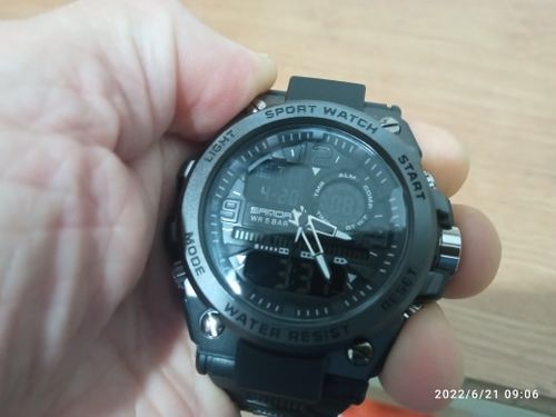 Customer photo review of Waterproof Luminous Mens Watch
