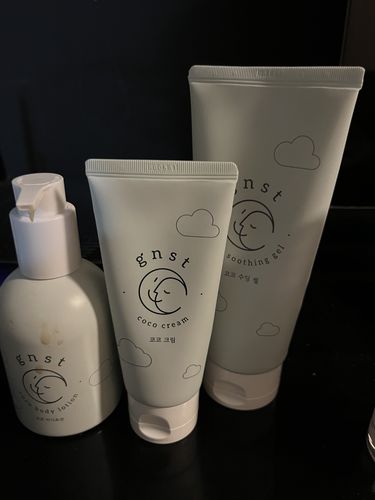 Customer photo review of Coco 全方位清爽護膚套裝 (濕疹修護霜+護膚乳霜+洗髮沐浴護膚露+蘆薈舒緩保濕凝膠)