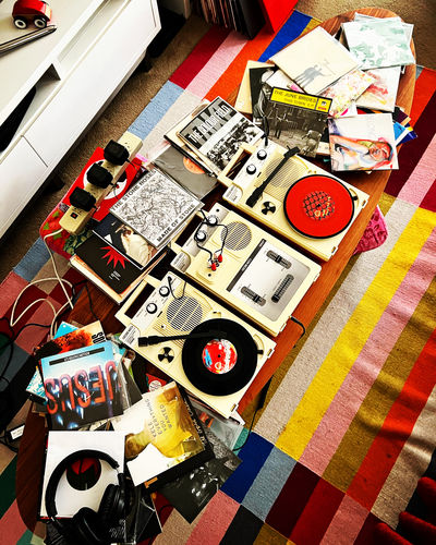 Customer photo review of PREORDER STOKYO RECORD MATE DJ Set (2 Record Players + Mixer)