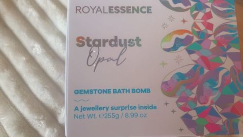 Customer photo review of Stardust Opal (Bath Bomb)
