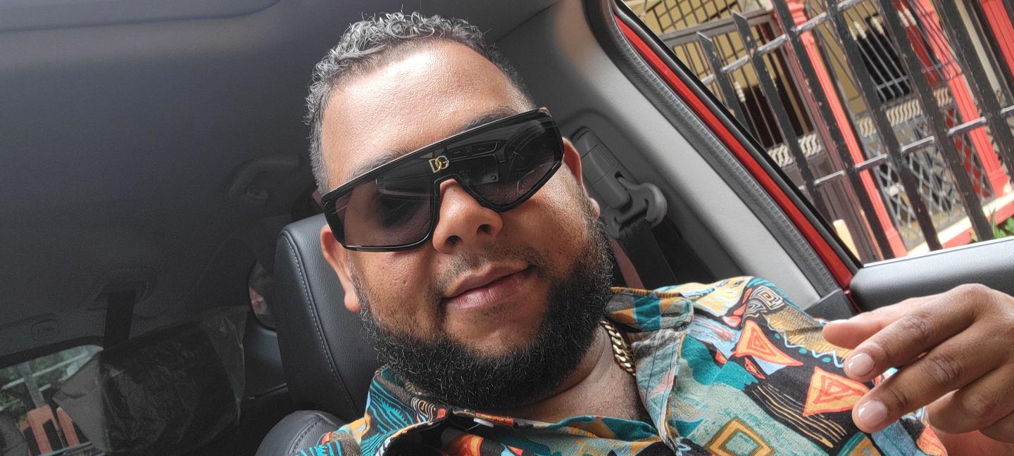 Customer photo review of Tribal Geometry Print Button Up Shirt