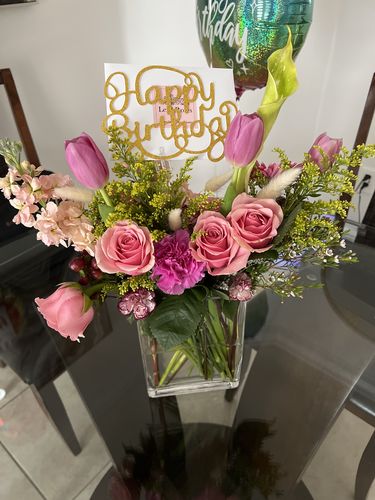 Customer photo review of Vase Rouge
