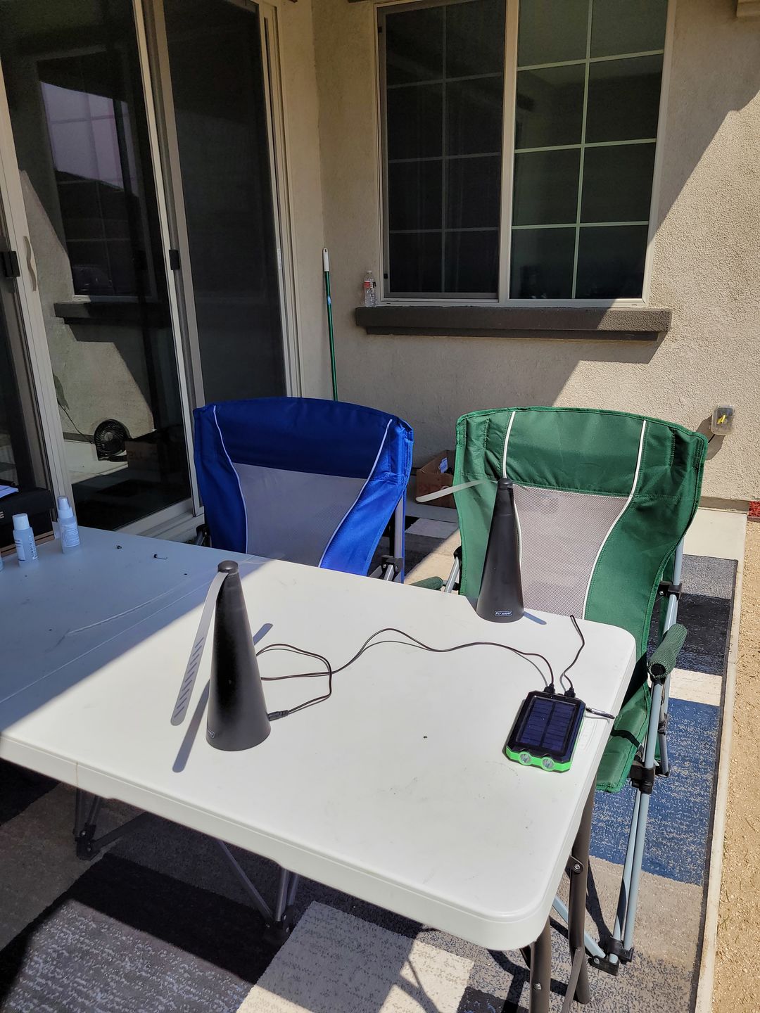 Customer photo review of Fly, Mosquito, and Pest Repellent Fan - Buy One Get One 50% Off