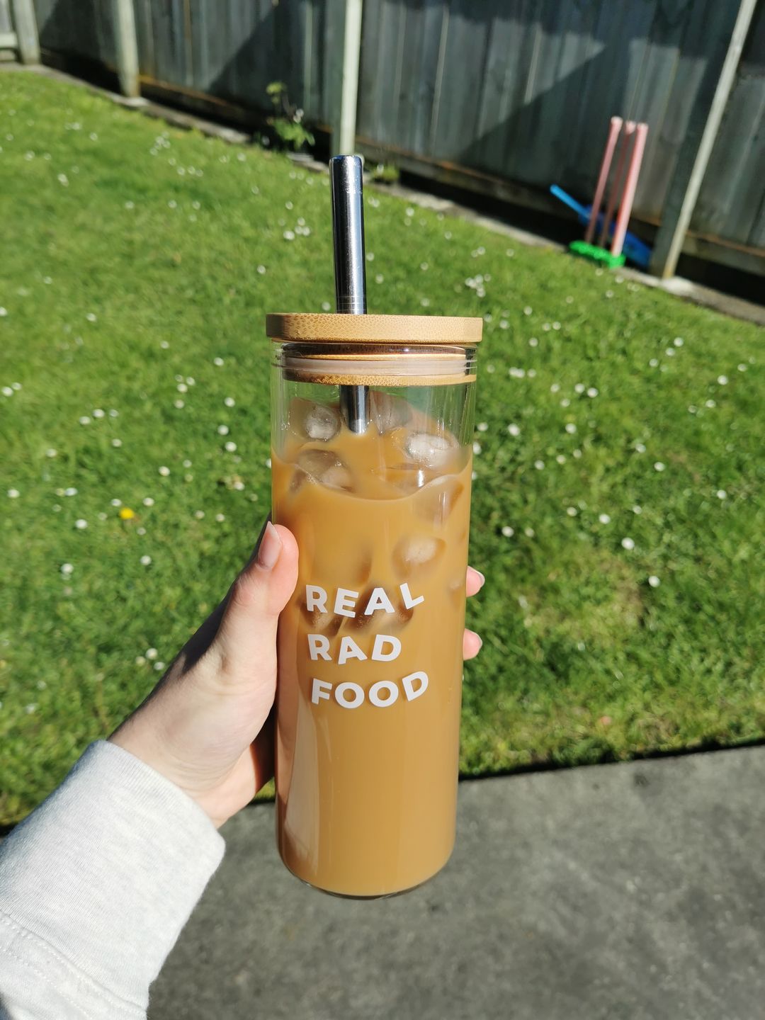 Customer photo review of Glass Tumbler