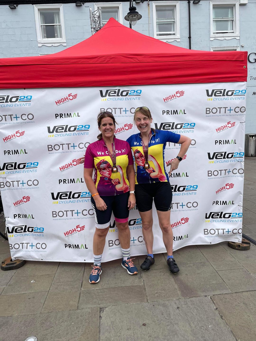 Customer photo review of We Can Do It - Pink Cycling Jersey