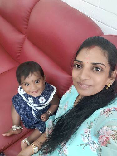 Customer photo review of Sky Blue Jeans Top