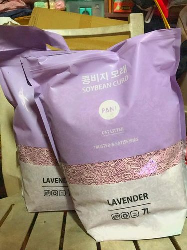 Customer photo review of [4包以上免運] PANI 豆腐砂 原味 薰衣草 綠茶 7L