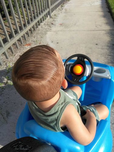 Customer photo review of TrimSafe™ Baby Hair Trimmer
