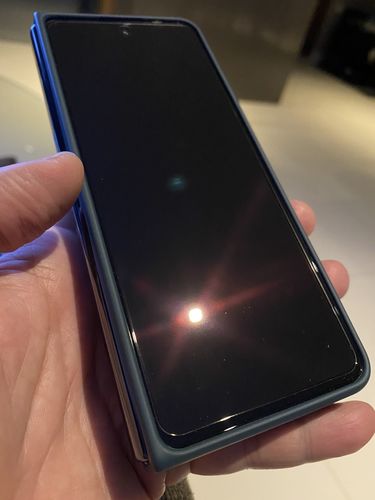 Customer photo review of Zeelot PureGlass 2.5D Tempered Glass Screen Protector for Samsung Galaxy Z Fold 4 (2022)