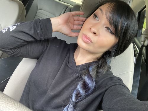 Customer photo review of Taylor Brown Contact Lenses(12 months of use)