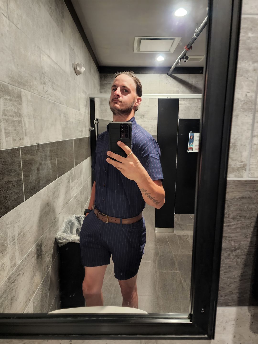 Customer photo review of Navy Chateaux Romper