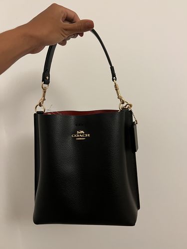 Customer photo review of Mollie Bucket Bag 22 (Gold/Black)