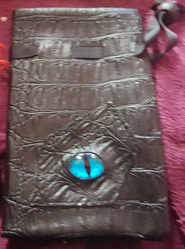 Customer photo review of Drachenbeutel blue