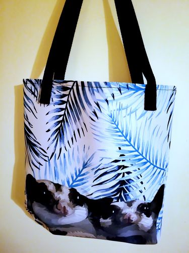 Customer photo review of Custom Pet Tote Bag