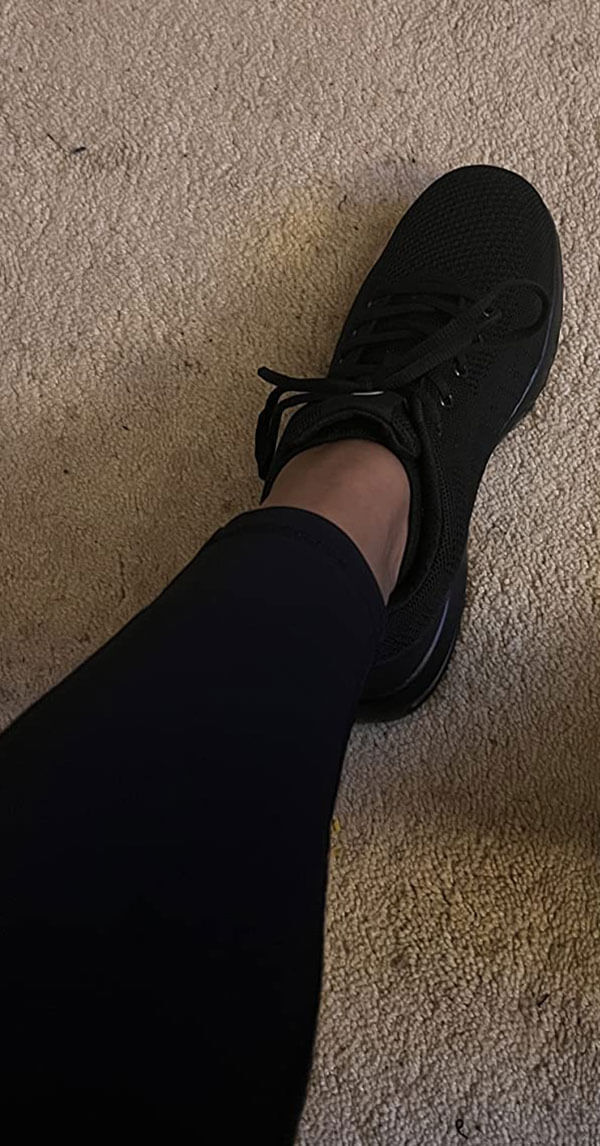 Customer photo review of DS9192 Comfortable Steel Toe Shoes Anti Fatigue Black
