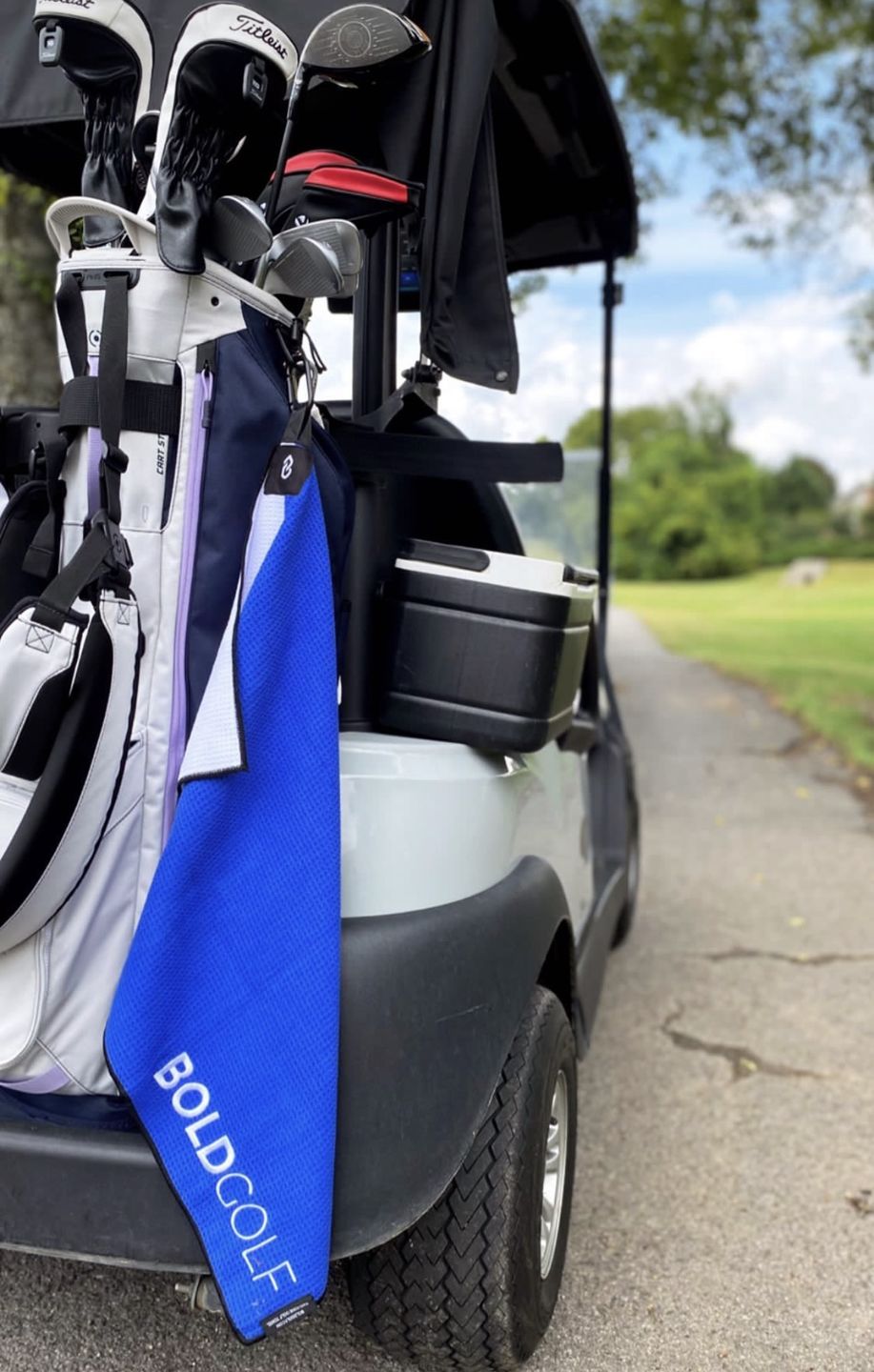 Customer photo review of The Classic - Dual Golf Towel