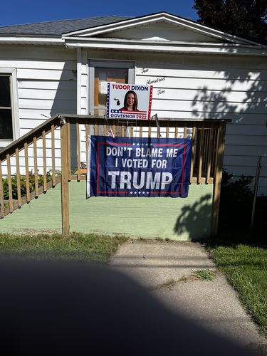 Customer photo review of Tudor Dixon For Michigan Governor Yard Sign