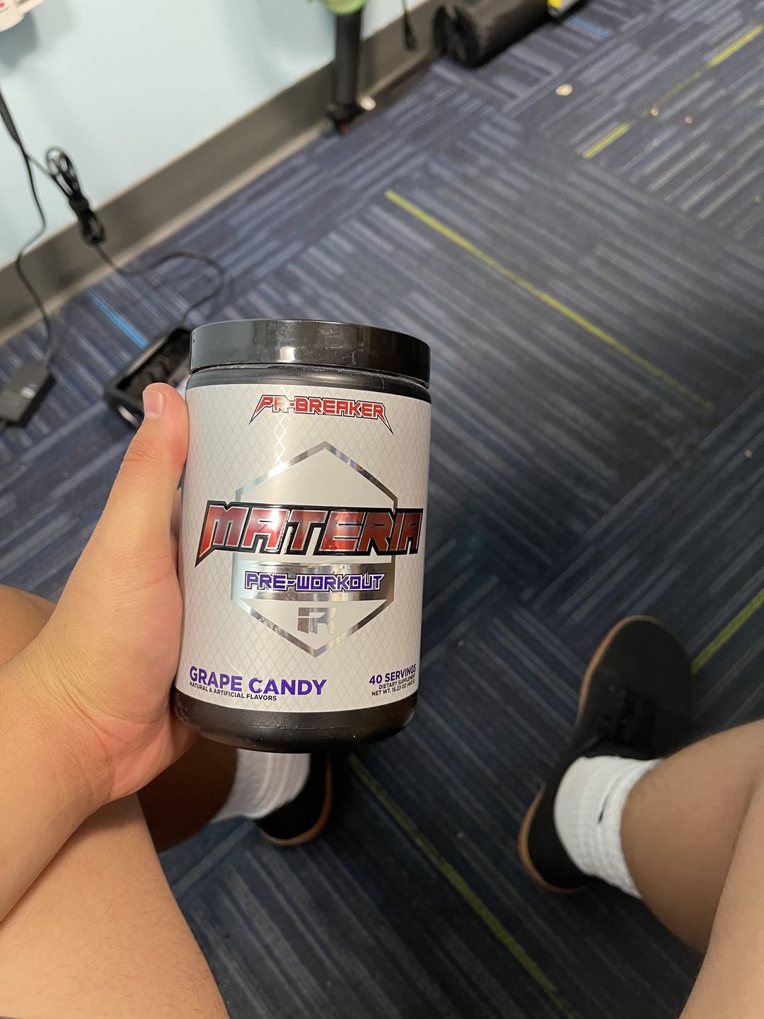 Customer photo review of MATERIA Pre-Workout V2.0