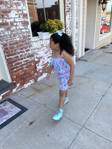 Customer photo review of [Mint Shimmer] Boot