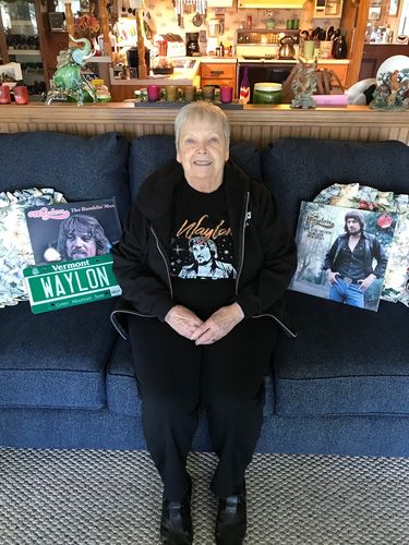 Customer photo review of Are You Ready? Waylon Jennings Zip Up Hoodie
