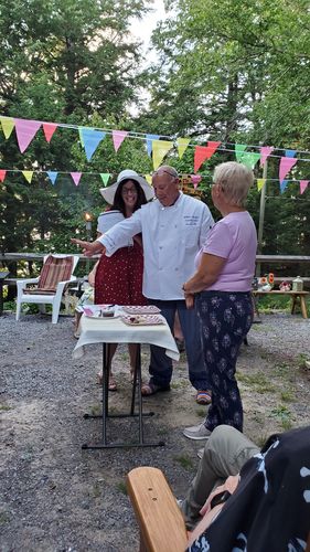 Customer photo review of Bake Off Themed Murder Mystery Game Kit