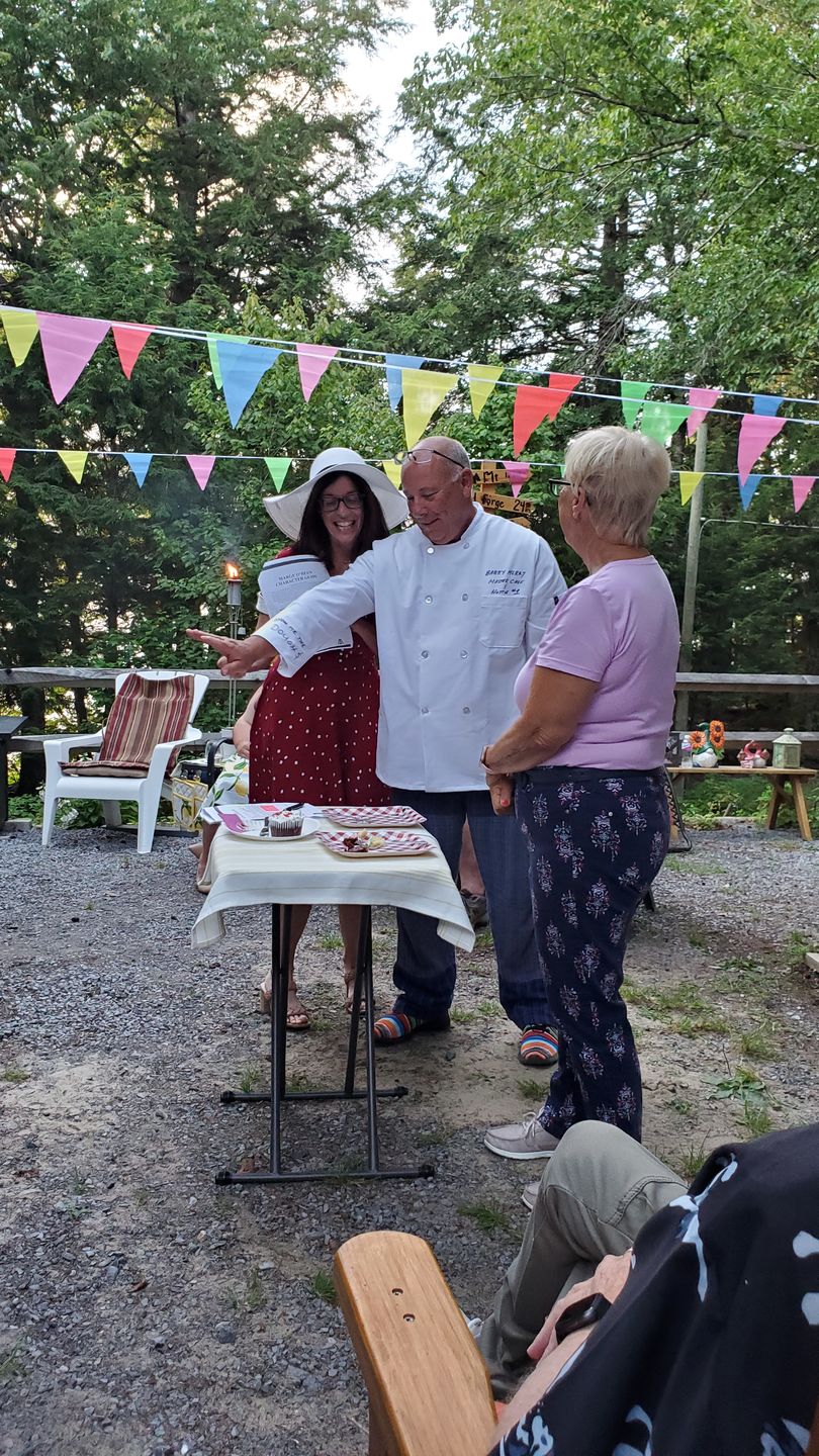 Customer photo review of Bake Off Themed Murder Mystery Game Kit