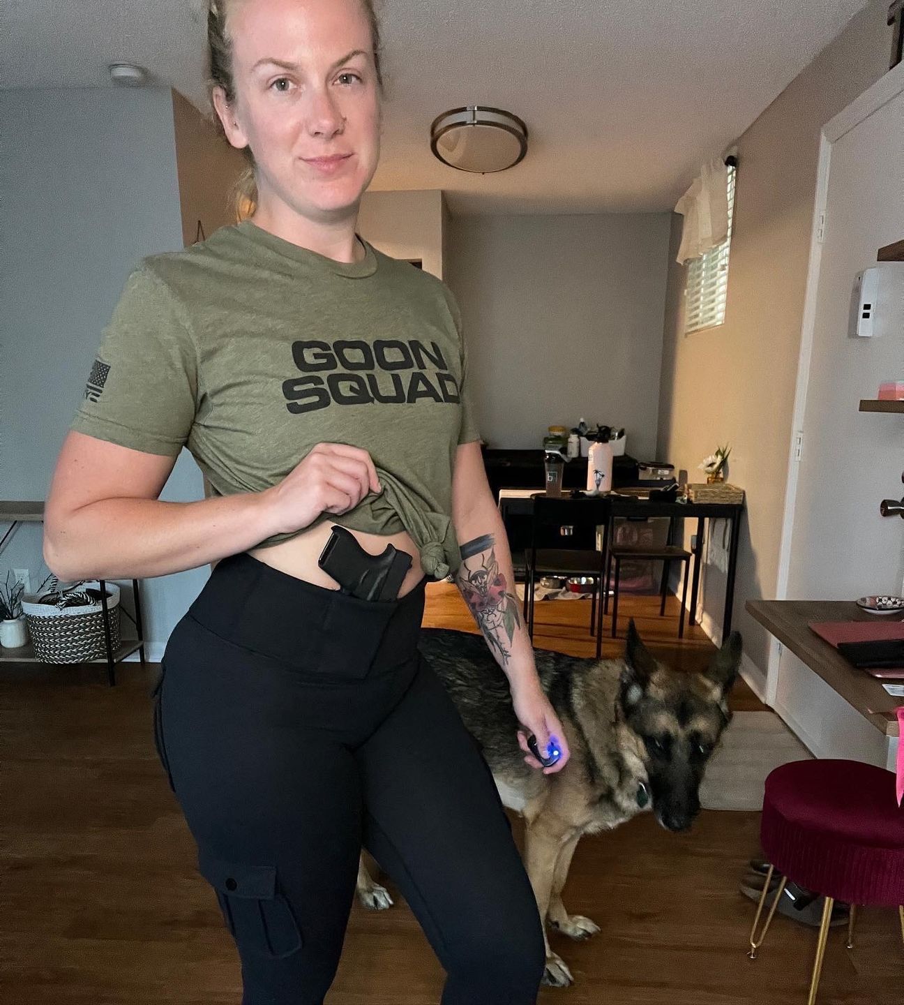 Customer photo review of CC Legging - Ambidextrous design - Black
