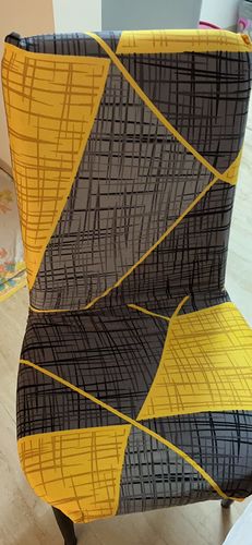 Customer photo review of Magic Universal Chair Cover