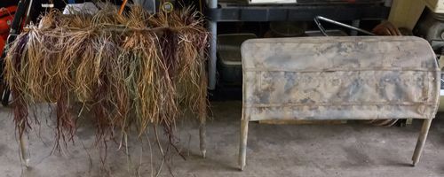 Customer photo review of Hunting Blind Raffia Grass (Pack)