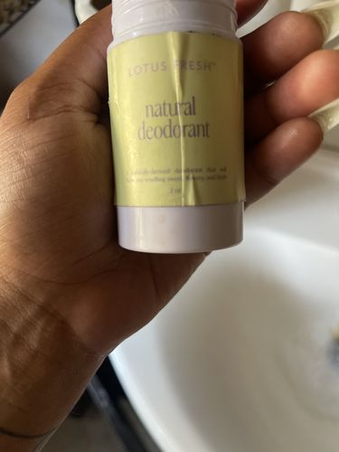 Customer photo review of Natural Deodorant