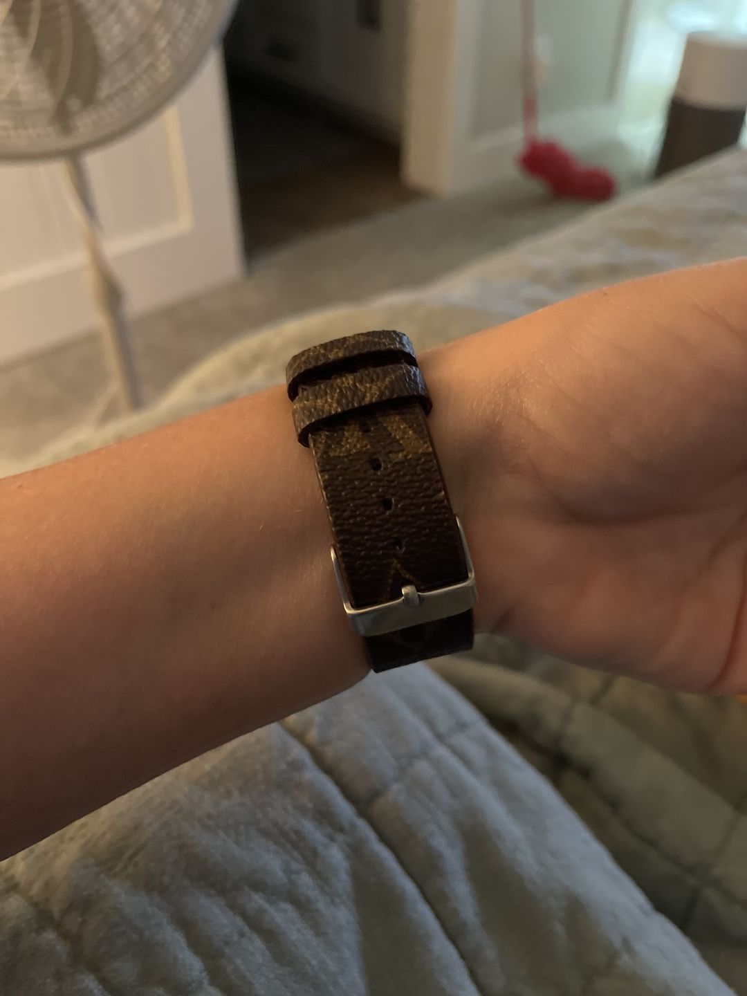 Customer photo review of Apple Watch Band Classic LV Monogram