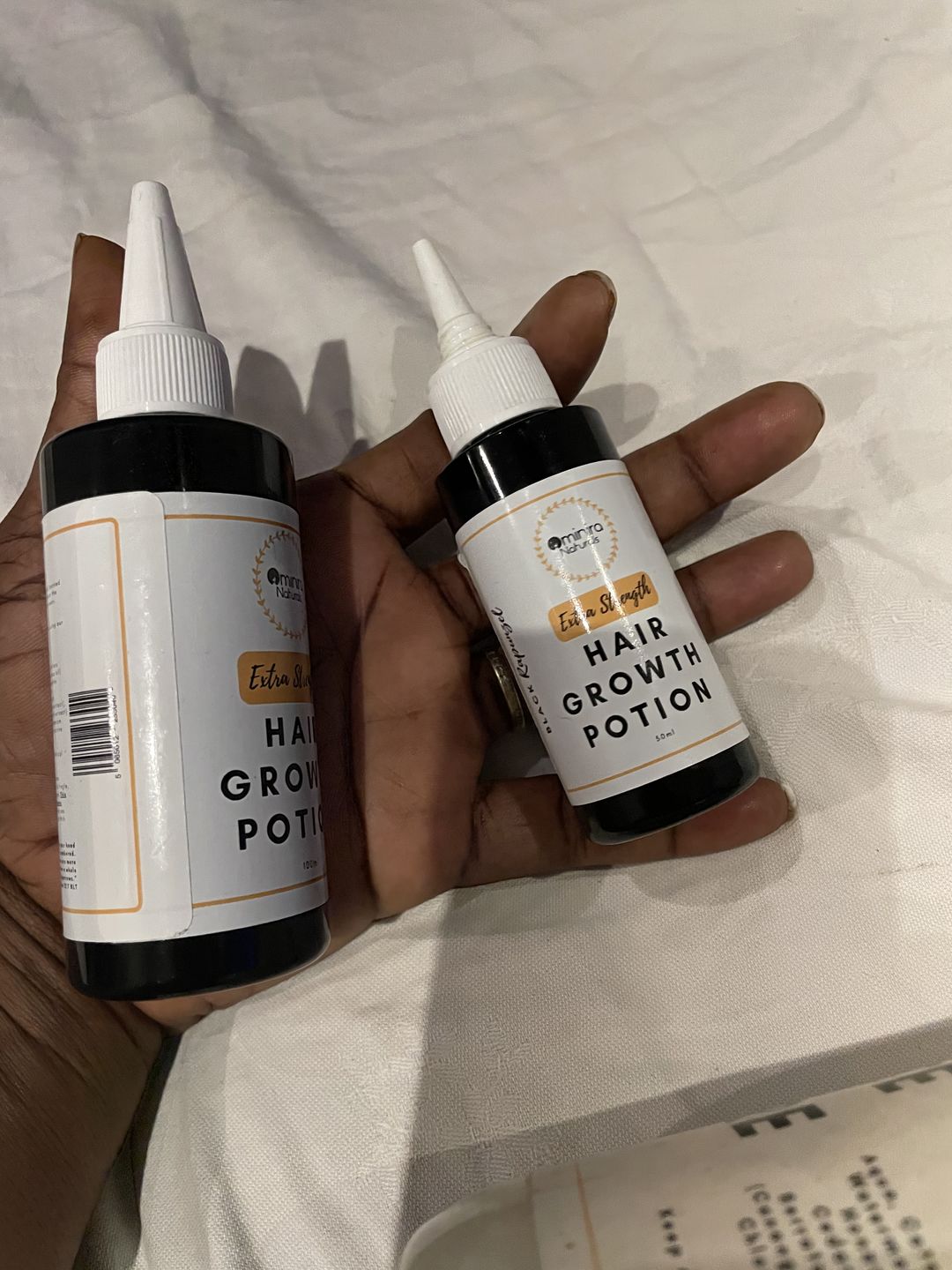 Customer photo review of Hair Growth Potion - Extra Strength