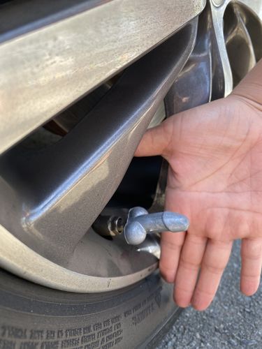 Customer photo review of The Tire Cockz - The Penis Valve Cap Covers