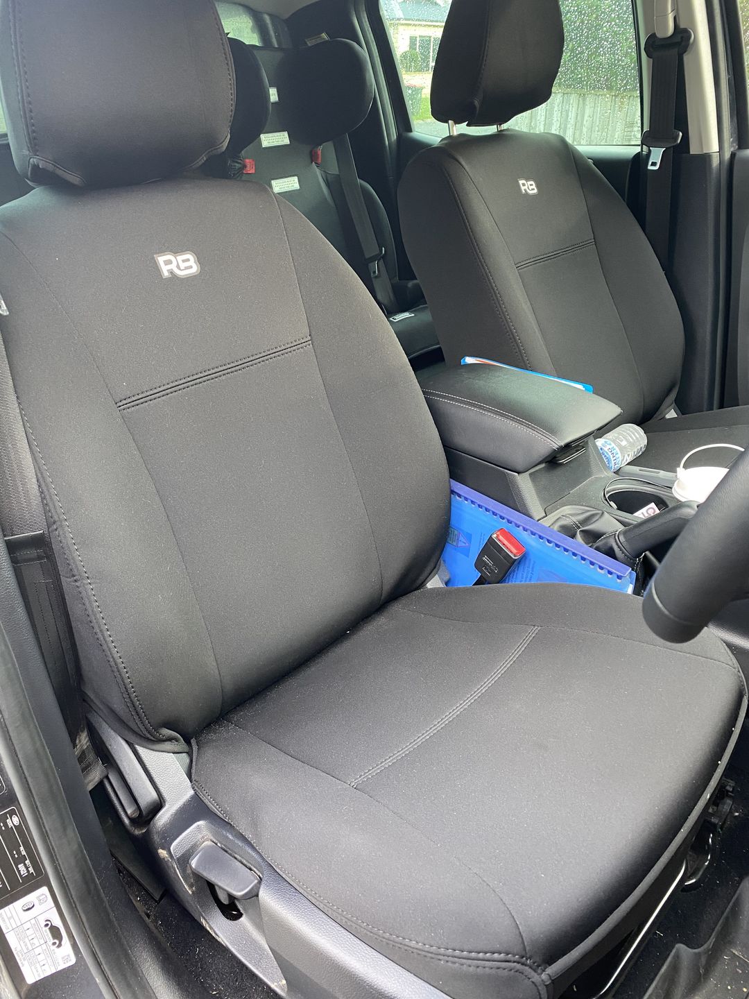 Customer photo review of Ford Ranger PX III Neoprene 2x Front Seat Covers (Available)