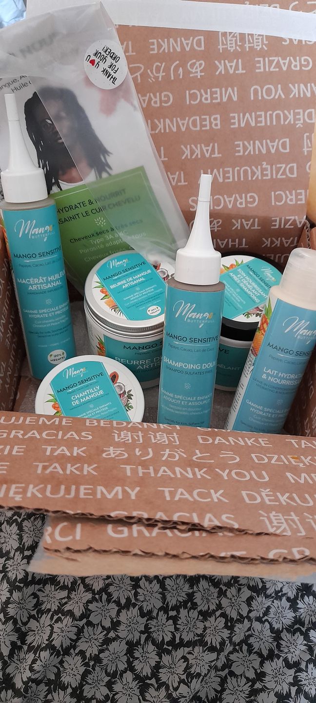 Customer photo review of Pack routine Mango SENSITIVE