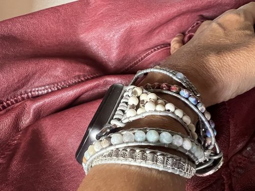 Customer photo review of HEILENDER TÜRKIS SCHUTZ APPLE-WATCH ARMBAND