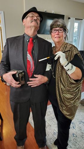 Customer photo review of 1920s Murder Mystery Game Kit