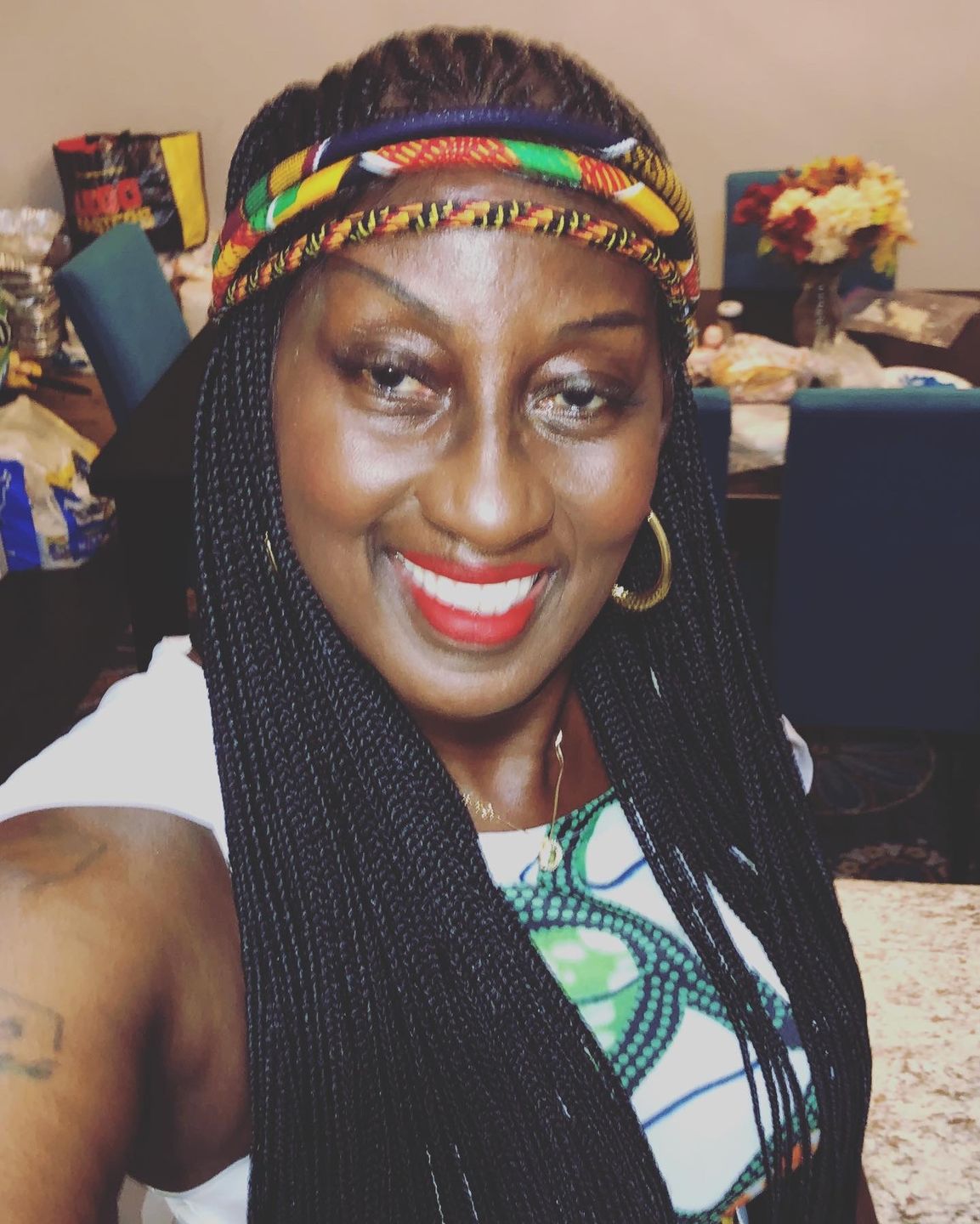 Customer photo review of Cornrow Braids 13x4 Lace Front - Wig Fab